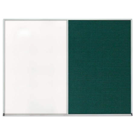 United Visual Products Single Door Radius Corkboard, 18"x24", Sat, UV7000RC-SATIN-AMETHY UV7000RC-SATIN-AMETHY